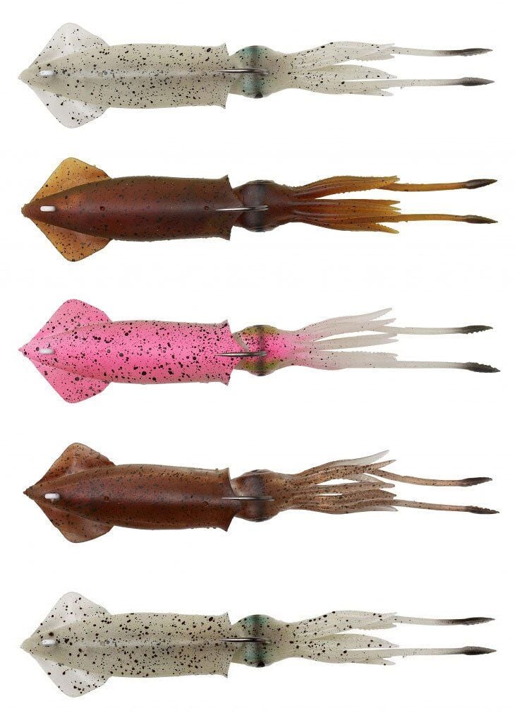 Savage Gear 3D TPE Swim Squid 12,5cm 25g Silikon Kalamar Yem 2ad