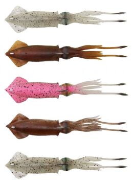 Savage Gear 3D TPE Swim Squid 12,5cm 25g Silikon Kalamar Yem 2ad