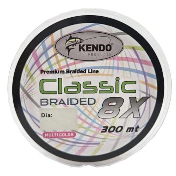 Kendo Classic 300m 8x 8 Kat Örgü İp Olta Misinası Multicolor