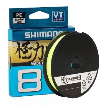 Shimano Kairiki 8 300m Örgü İp Misina Yellow Sarı
