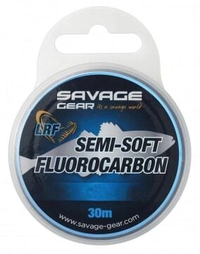 Savage Gear Semi-Soft %100 Fluorocarbon LRF Olta Misinası 30m 0.14 MM 1.2 KG 2.64 LB
