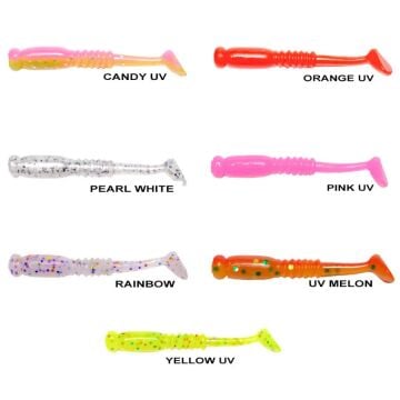 Ryuji Rock Tail 4cm 0.3g Kokulu LRF Silikon Yem 12ad