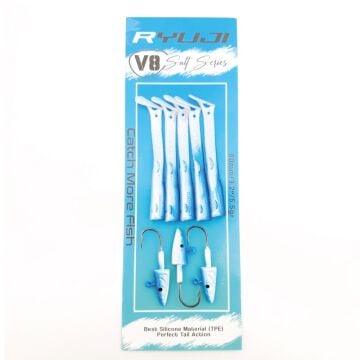 Ryuji V8 8cm 5.5g LRF Silikon Yem Blue