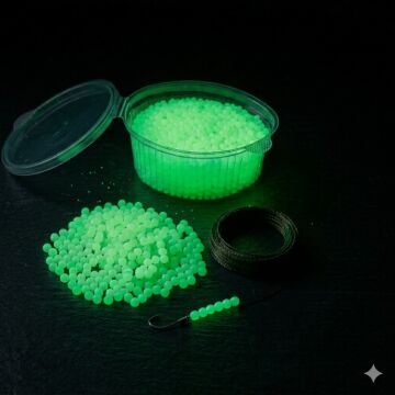TAMSET 3mm 45g Fosforlu Boncuk Yuvarlak Glow Olta Boncuğu