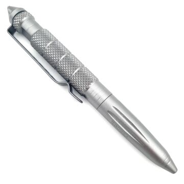 Taktik Kişisel Savunma Kalemi Kubaton Cam Kırıcı Gri