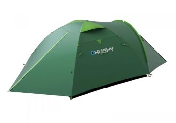 HUSKY Bizon Plus 4 Kişilik 3 Mevsim Kamp Çadırı Yeşil