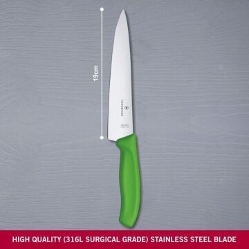 Victorinox SwissClassic 19cm Doğrama Bıçağı 6.8006.19L4B Yeşil