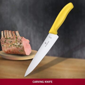 Victorinox SwissClassic 19cm Doğrama Bıçağı 6.8006.19L8B Sarı