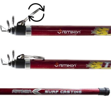 Remixon Strong 390cm 100-250g Red Tele Surf Kamışı