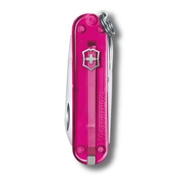 Victorinox Classic 0.6223.T5G Şeffaf Pembe İsviçre Çakısı 58mm