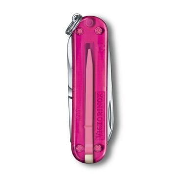 Victorinox Classic 0.6223.T5G Şeffaf Pembe İsviçre Çakısı 58mm