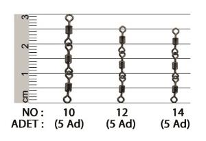 EFFE Rolling Jointed Swivel Uzun Zincir Fırdöndü