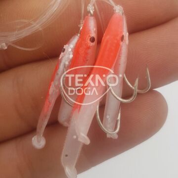 EFFE Raglu Bait Worm 3cm Kurt Çapari Kırmızı HG3403