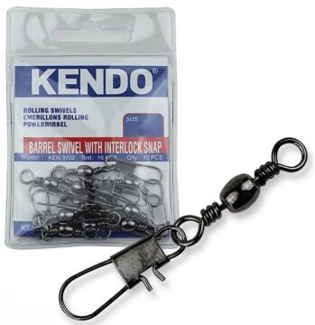 Kendo Rolling Swivel Kilitli Klipsli Fırdöndü 10ad