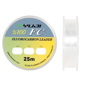 Ryuji FC %100 Fluorocarbon 25m Leader Olta Misinası