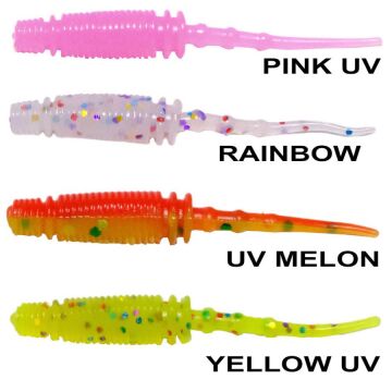 Ryuji Rock Worm 4cm Kokulu LRF Silikon Yem 12ad