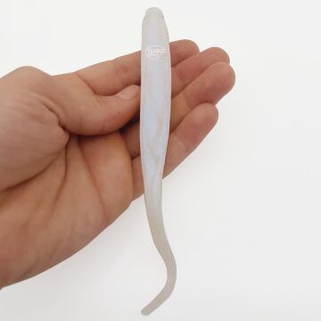 TAMSET 15.5cm 15g İğnesiz Silikon Suni Yem Beyaz Simli