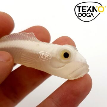 TAMSET 11cm 8g İğnesiz Silikon Suni Yem Beyaz Uzun Kuyruk