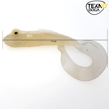 TAMSET 11cm 8g İğnesiz Silikon Suni Yem Beyaz Uzun Kuyruk