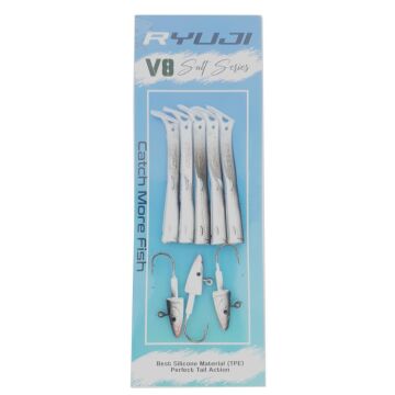 Ryuji V8 10cm 10g LRF Silikon Yem Black Back