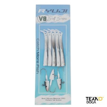 Ryuji V8 10cm 10g LRF Silikon Yem Black Back