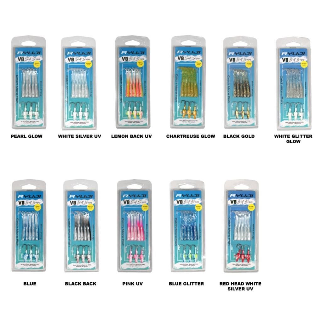 Ryuji V8 10cm 10g LRF Silikon Yem Black Back