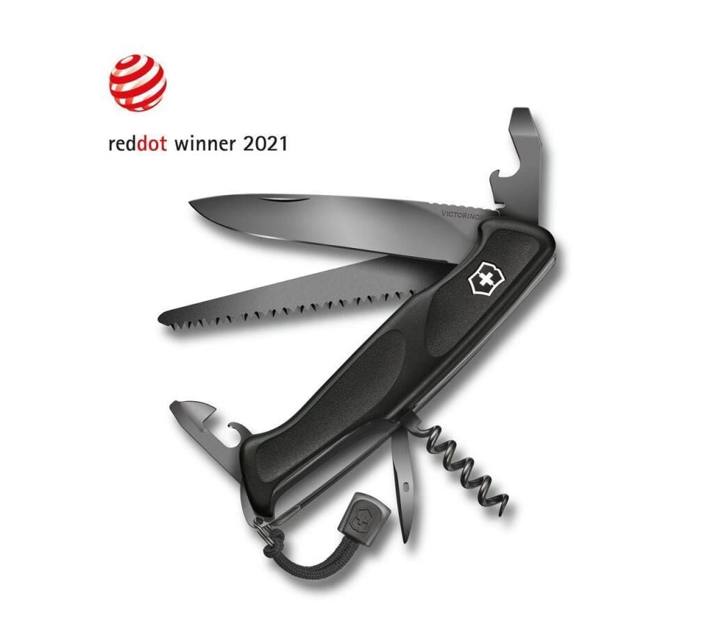 Victorinox Ranger 55 Grip Onyx Black 0.9563.C31P İsviçre Çakısı