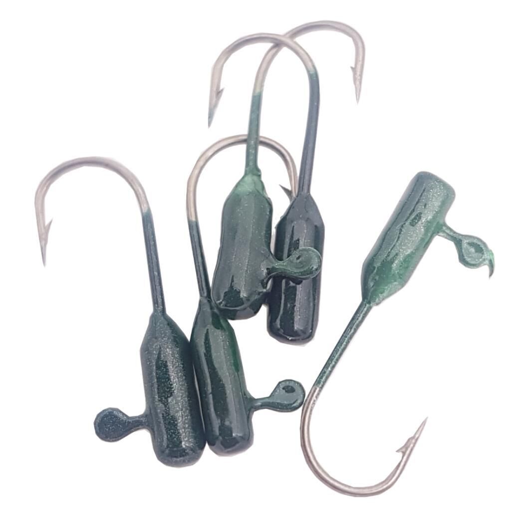 EFFE İğneli Silikon Yem Zokası Yeşil LRF Jighead 5ad