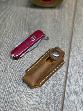 TAMSET Victorinox 58mm Çakılar İçin Deri Kılıf Camel
