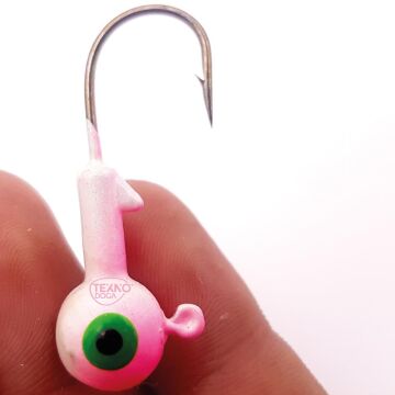 EFFE İğneli Silikon Yem Zokası Pembe LRF Jighead 5ad