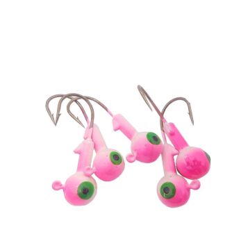 EFFE İğneli Silikon Yem Zokası Pembe LRF Jighead 5ad