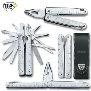Victorinox SwissTool X Penseli Çakı 3.0327.LB1 Deri Kılıflı