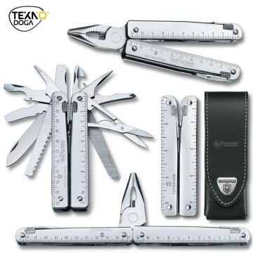Victorinox SwissTool X Penseli Çakı 3.0327.LB1 Deri Kılıflı