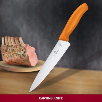 Victorinox SwissClassic 19cm Doğrama Bıçağı 6.8006.19L9B Turuncu