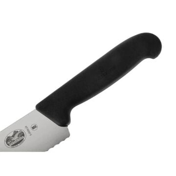 Victorinox Fibrox 22cm Tırtıklı Dilimleme Bıçağı 5.2033.22 Siyah