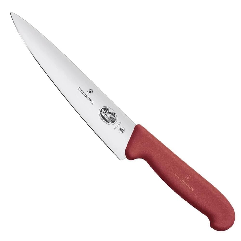 Victorinox Fibrox 25cm Dilimleme Bıçağı 5.2001.25 Kırmızı