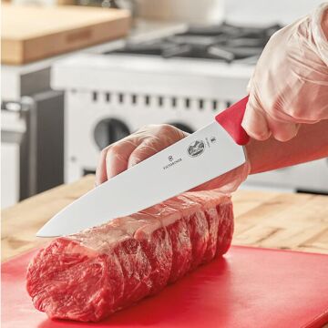 Victorinox Fibrox 25cm Dilimleme Bıçağı 5.2001.25 Kırmızı