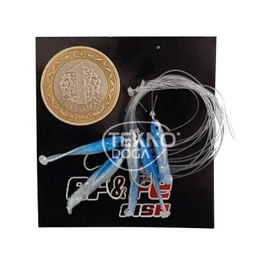 EFFE Raglu Bait Worm 3cm Kurt Çapari Mavi HG3401
