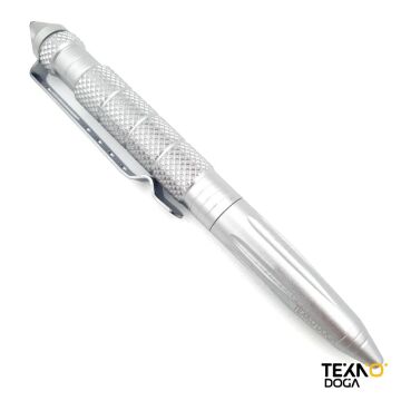Taktik Kişisel Savunma Kalemi Kubaton Cam Kırıcı Gümüş