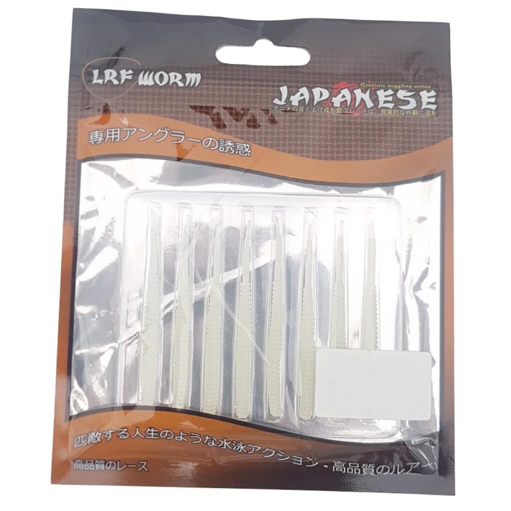 Japanese LRF Worm Silikon Solucan Yem 6cm 8'li Renk 23