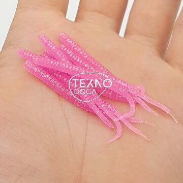 Japanese LRF Worm Silikon Solucan Yem 8'li 6cm Renk 21