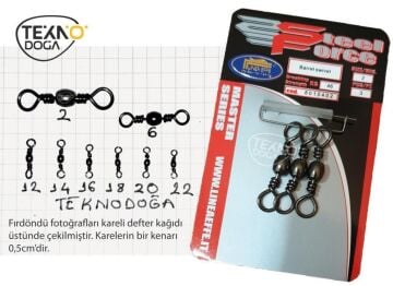 Lineaeffe Steel Force Paslanmaz Çelik Fırdöndü