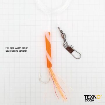 TAMSET Pipet Çaparisi Palamut Uskumru Boru Çapari 3 ad.