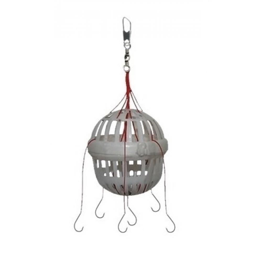 EFFE 6 İğneli 3ad Hazır Olta Takımı Plastik Kafes Yemlik