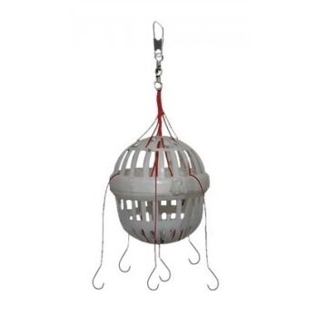 EFFE 6 İğneli 3ad Hazır Olta Takımı Plastik Kafes Yemlik