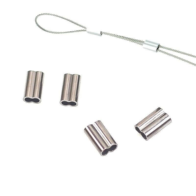 EFFE Çelik Burç Olta Teli Kıstırma Burcu 100'lü HG2505 Çift Kanal 1x2.2x8mm