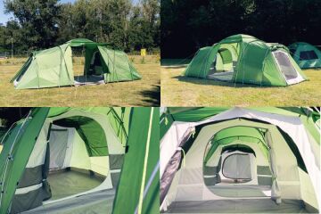 HUSKY Boston Dural 6 Kişilik 3 Mevsim Kamp Çadırı Yeşil