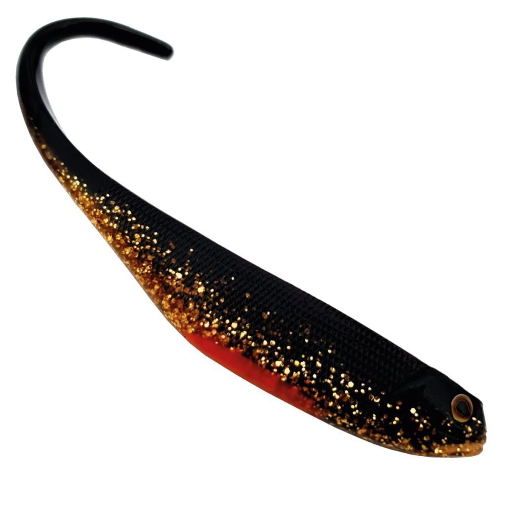 TAMSET 15.5cm 15g İğnesiz Silikon Suni Yem Siyah Simli