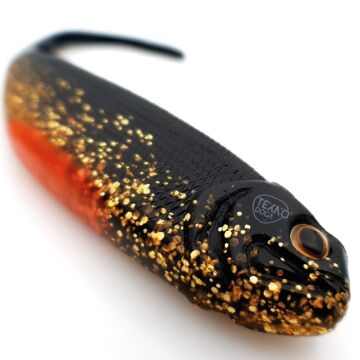 TAMSET 15.5cm 15g İğnesiz Silikon Suni Yem Siyah Simli