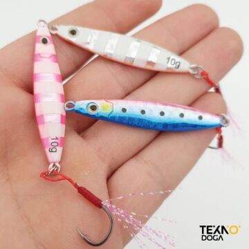 EFFE 3'lü LRF Jig Yem Seti Zebra Mix Çift Yüzlü HG1891